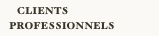     Clients professionnels 